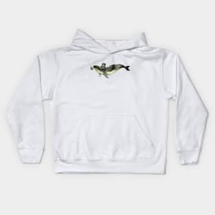 Fancy Whale Kids Hoodie